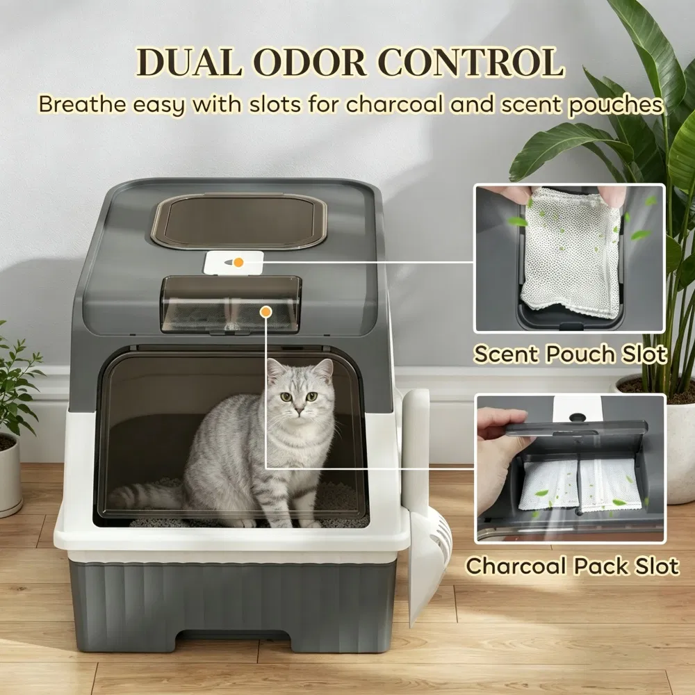 Cat Litter Box 18.9 Inches — image 3