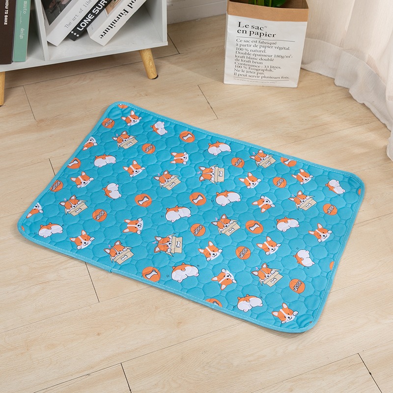 Water Absorbing Pet Urine Pad Skid Resistant Easy Drying Cat Training Pad Washable Reusable Pet Urine Pad — image 6