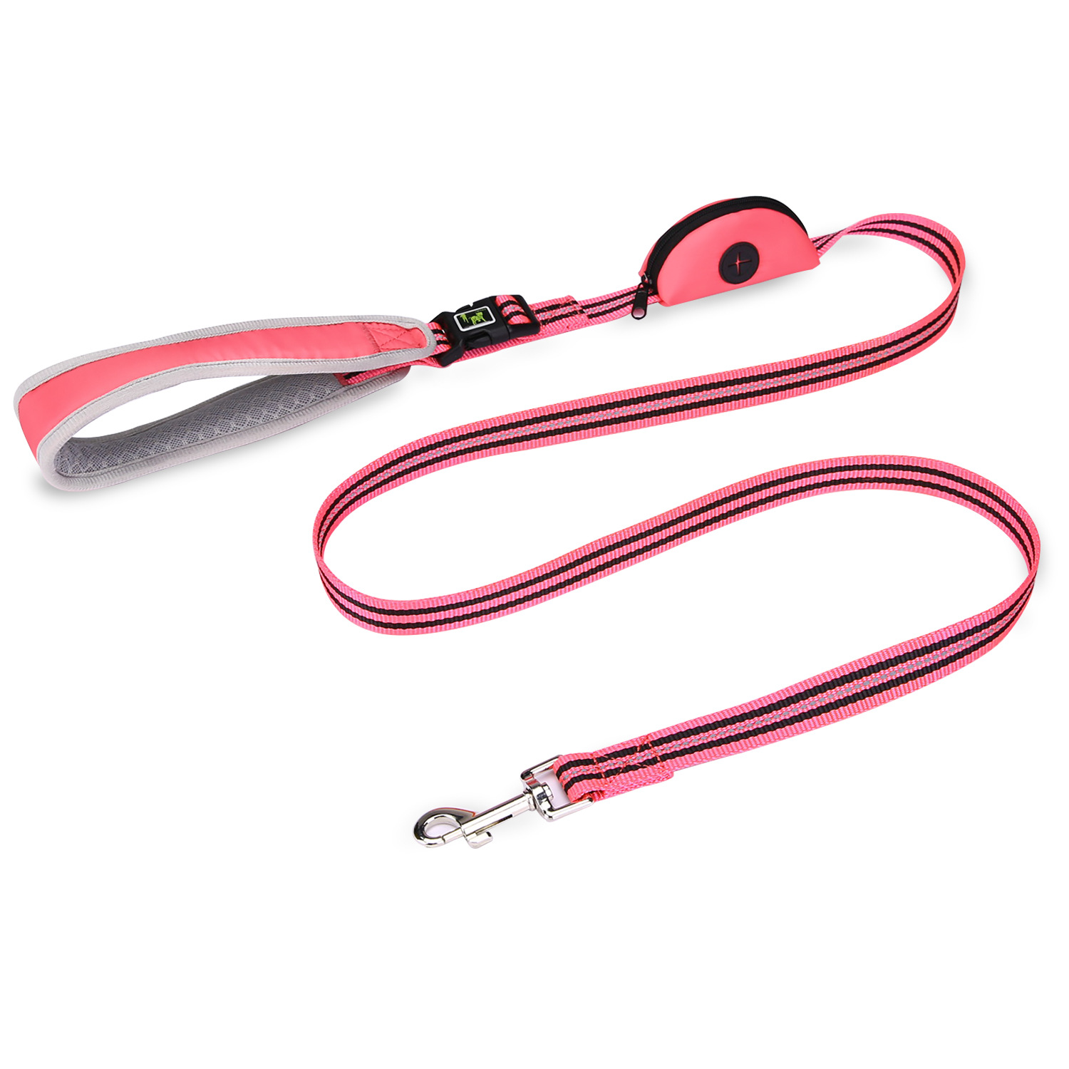 Reflective Pet Leash Medium And Large Dogs Small Dogs Rope Dog Leash Golden Hair Satsuma Garbage Bag Traction Belt — image 8