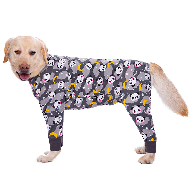 Medium and large dog pet clothing thin design belly protection weaning and sterilization suit — image 3