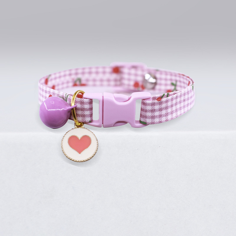Collar con Campana de Punto Polka para Gatos y Perros Pequeños, Accesorio de Moda para Mascotas — imagen 6