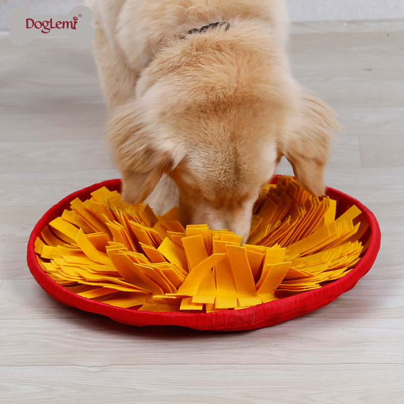 Slow Feeding Sniffing Mat Pet Toy Dog Food Dispensing Multi-Color Stress Relief Training Sniffing Dog Bowl — image 3