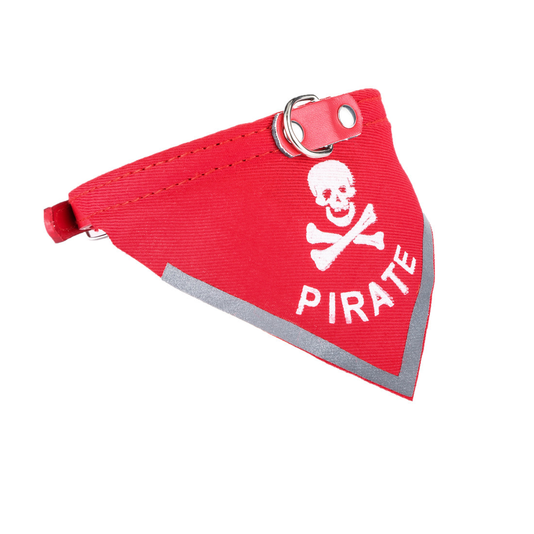 Collar de Perro con Diseño Triangular y Calavera, Ajustable, Materiales PU — imagen 1