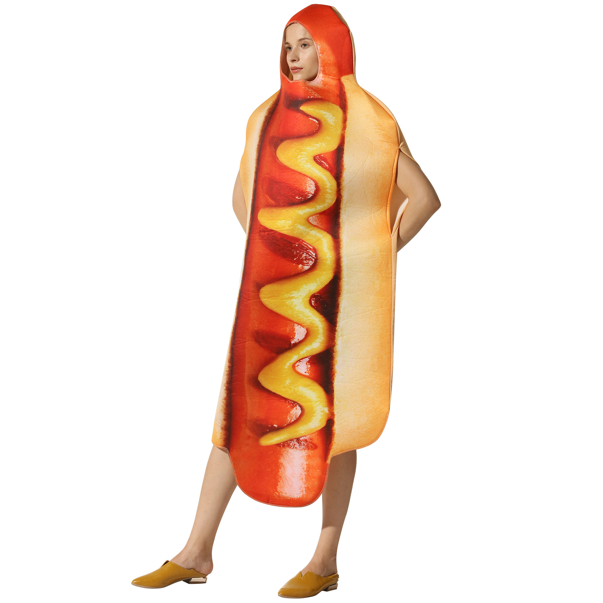Disfraz de perro caliente para fiestas de Halloween, disfraces de cosplay completos — imagen 2