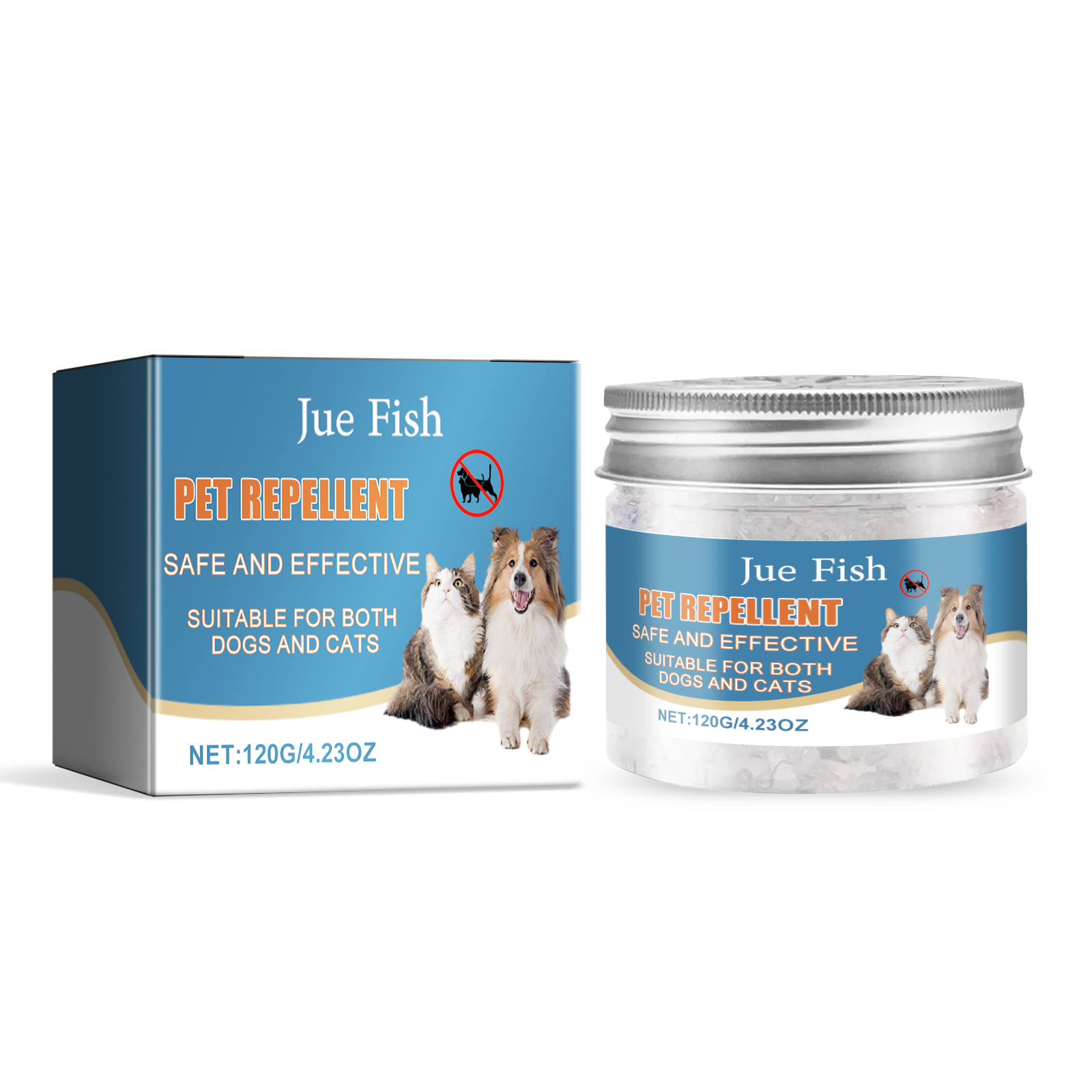 Jue-Fish Repelente para Mascotas en Crema, Repelente contra Mordeduras y Excrementos de Perros y Gatos, Zona de Exclusión para Mascotas — imagen 2