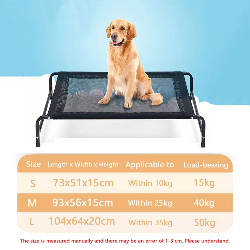 Cama Elevada para Perros Grandes, Uso Exterior en Casa, Nido de Verano, Cómodo de Llevar, Resistente a la Humedad, Antideslizante, Cama Grande para Gatos, Duradera — imagen 6