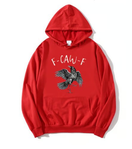 Crow Print Hoodie Sweatshirt Men's Casual Sportswear — image 14