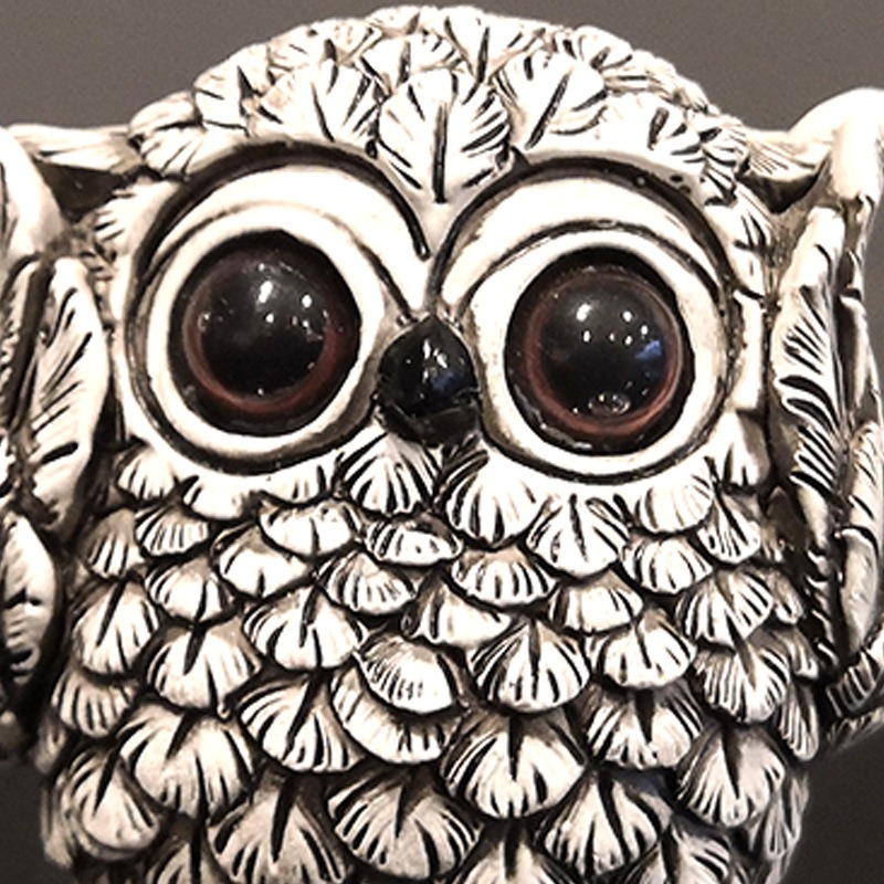 Owl ornaments minimalist soft decoration resin ornaments — image 3