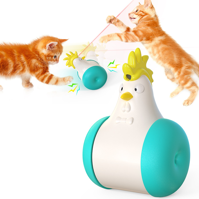 Pet Supplies Electric Sound Infrared Tumbler Laser Funny Cat Stick Toy — image 2