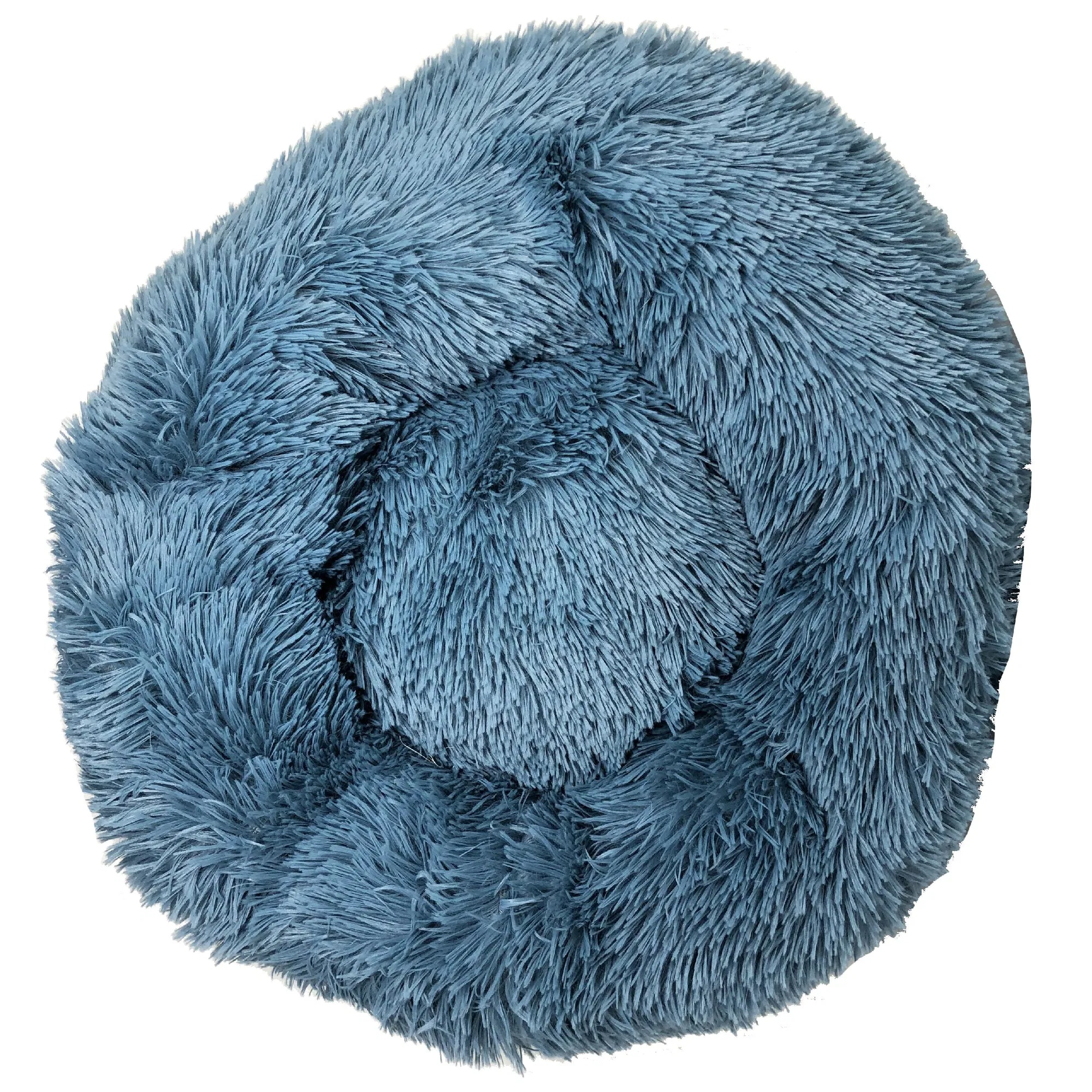 Premium Plush Round Dog Bed, Soft Cozy Pet Bed With Raised Edge — image 4