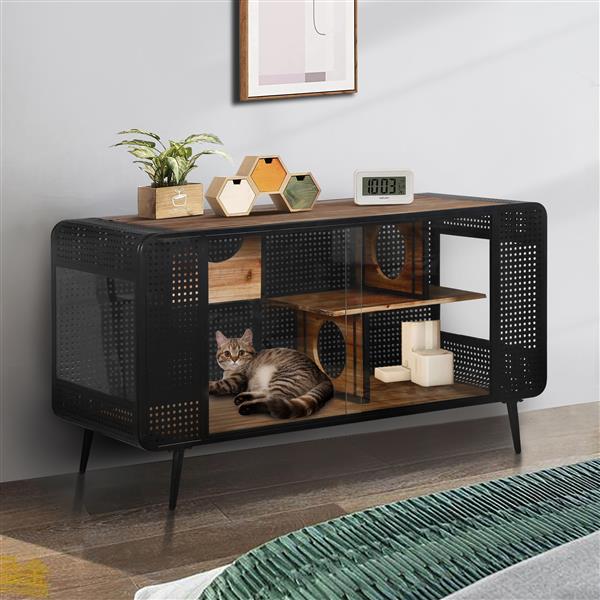 Spacious Cat House With Tempered Glass — image 10