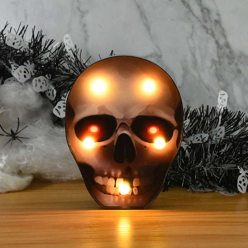 Halloween LED Lights Horror Pumpkin Ghost Bat Spider Night Lights Ornament Halloween Party Props Home Bar Table Lamp Decorations — image 15
