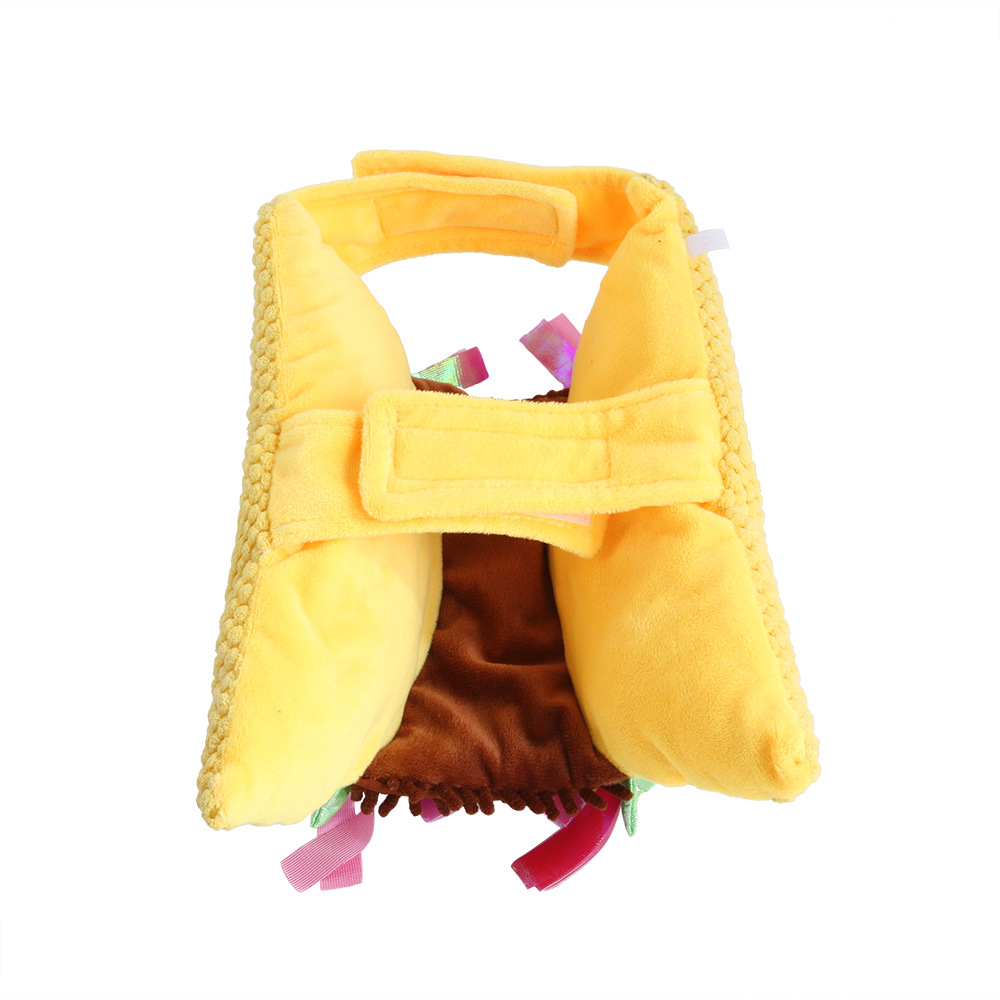 Pet Hamburger Costume Cat Teddy Corset Funny Dress Up Pet Supplies — image 6