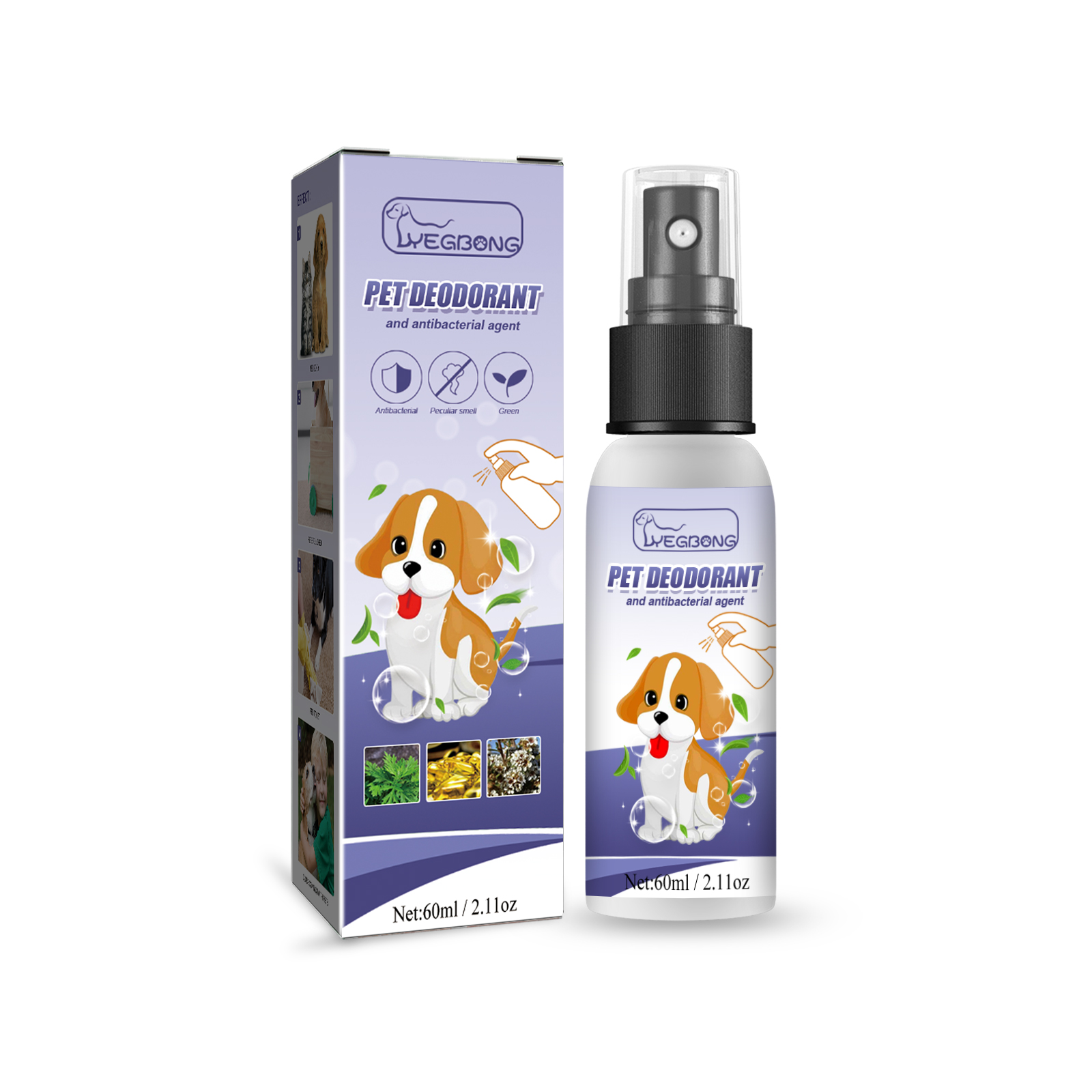 Spray de Odorizante para Mascotas - Elimina Olores de Orina, Cuerpo y Heces en Perros y Gatos — imagen 1