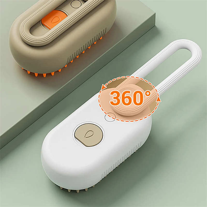 Pulidor de Gato con Vapor 3 en 1 - Cepillo Eléctrico para Mascotas con Masaje y Eliminación de Pelo — imagen 6