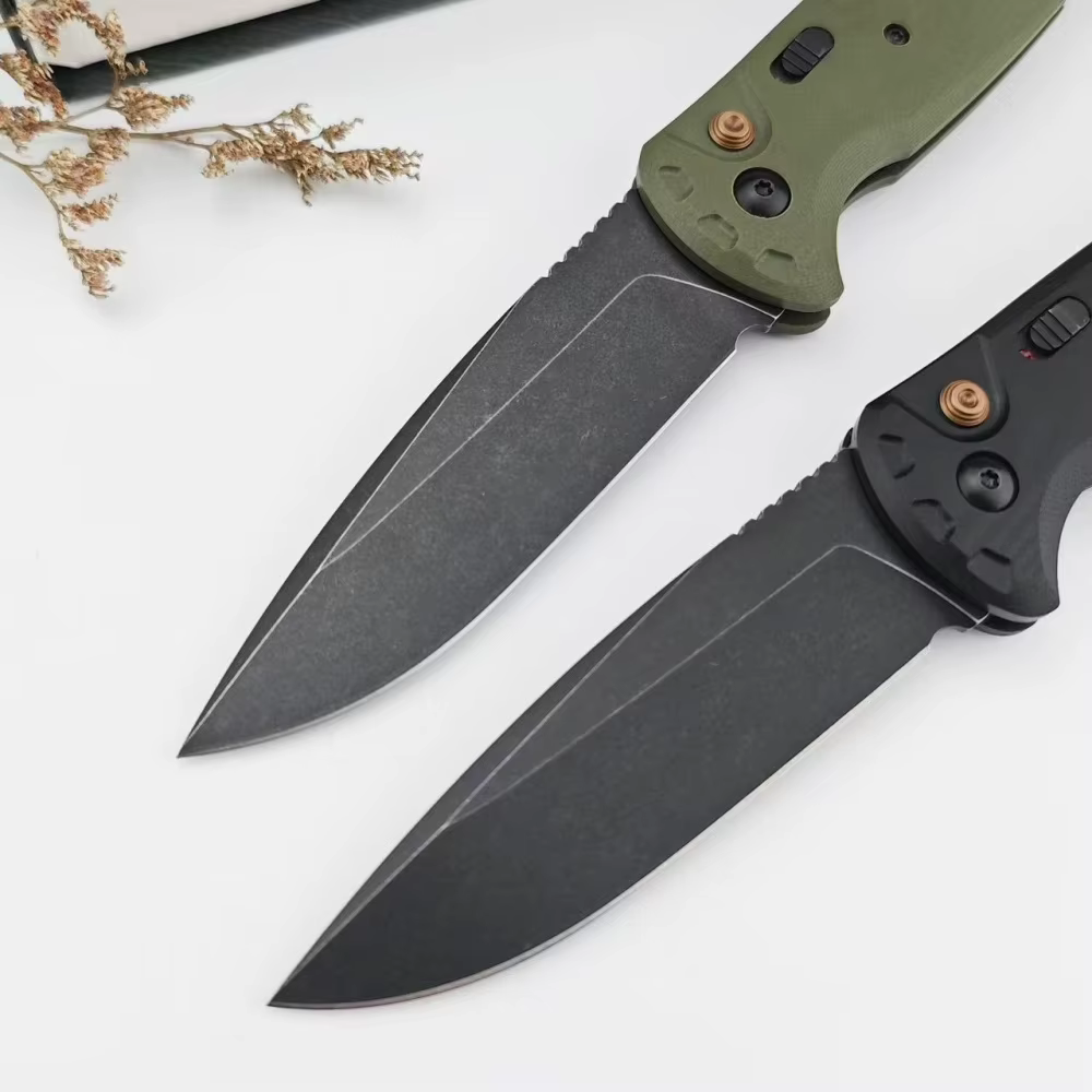 BM 4300 Folding Knife G10 Handle Wilderness Exploration, Hunting, Camp Survival, Ergonomic Handle, EDC Multi-functional Knives — image 3