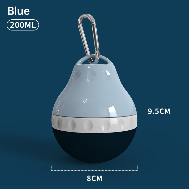Portable Dog Water Dispenser with Bowl - Tear-Drop Design Lightweight Pet Water Bottle for Travel, Hiking, Outdoor — image 2
