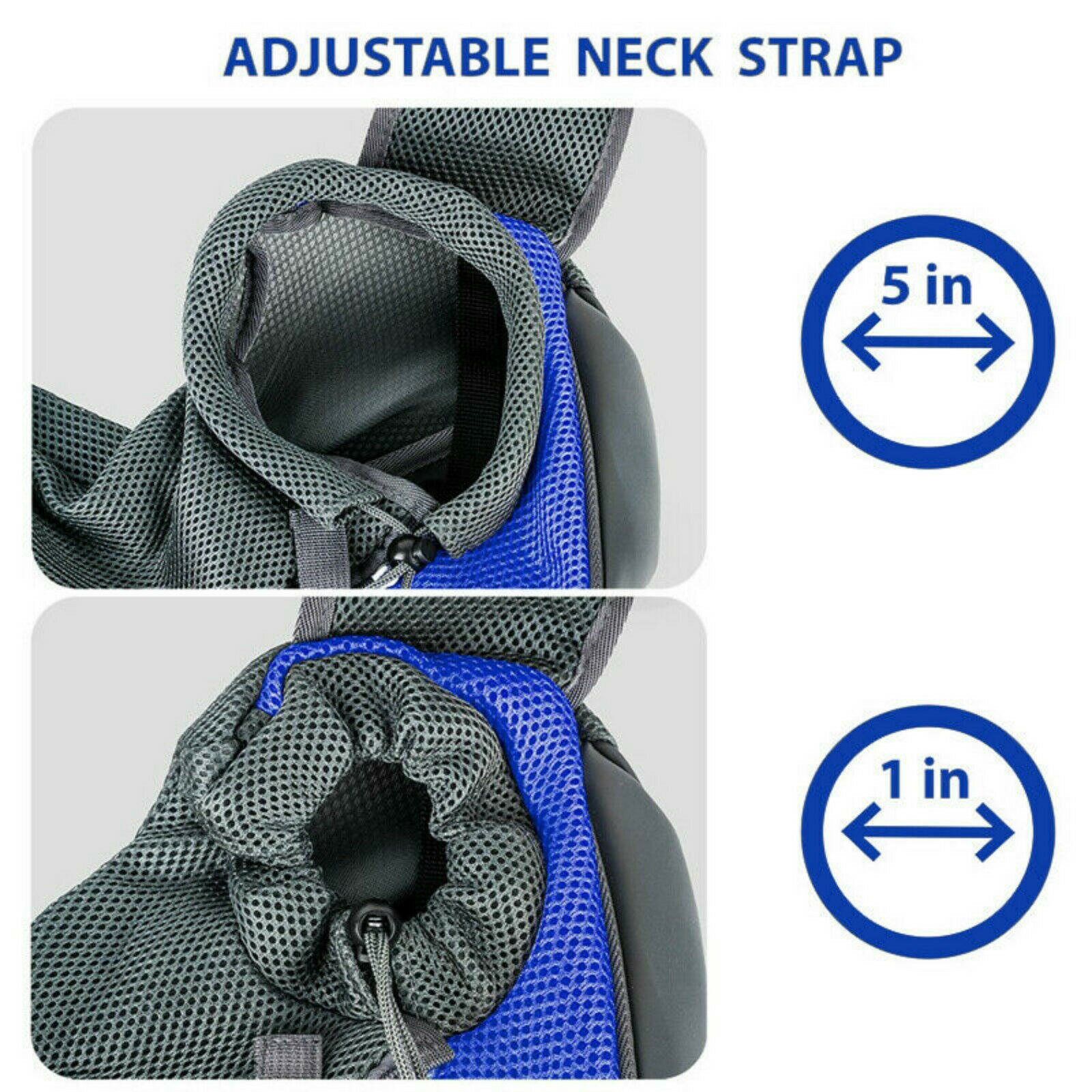 Mochila de Transporte para Mascotas - Cangrejo para Perros y Gatos con Malla — imagen 6