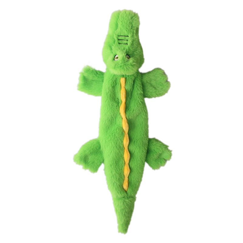 Nueva juguetería de peluche para mascotas: cocodrilo, cerdo y elefante con sonidos de cuero resistente — imagen 1