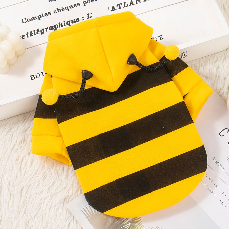 Ropa para perros con terciopelo espesado, chaquetas de abeja y ropa para gatos — imagen 3