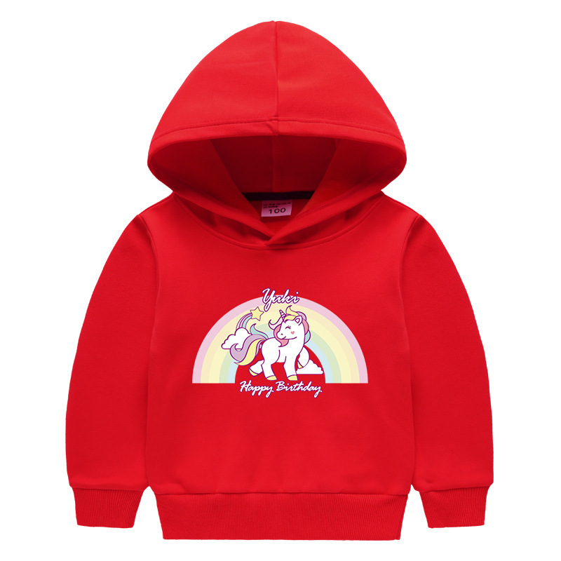 Unicorn hooded sweatshirt — image 1