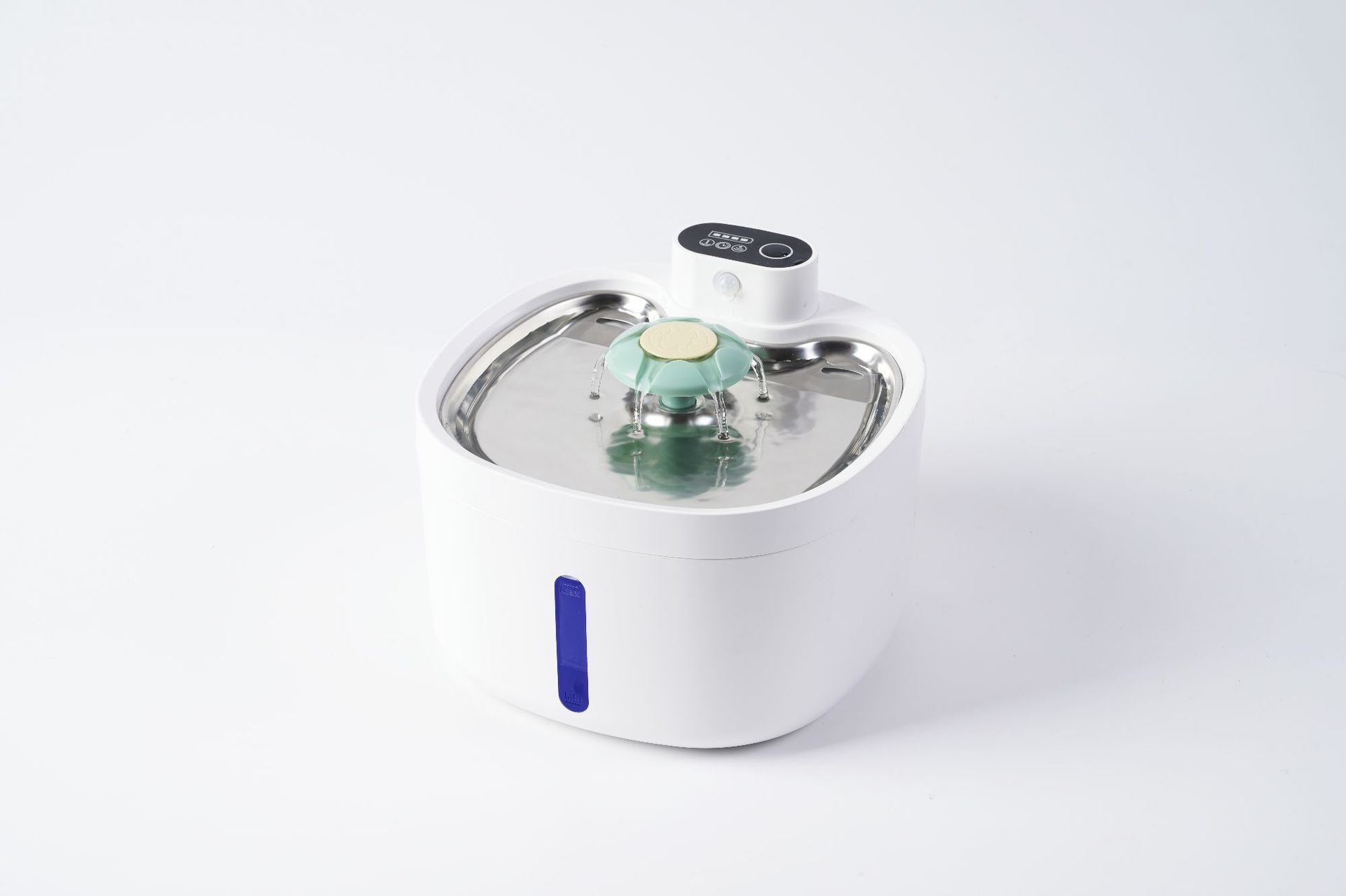 New pet intelligent water dispenser food grade stainless steel wireless range flowing water dispenser for cats — image 4