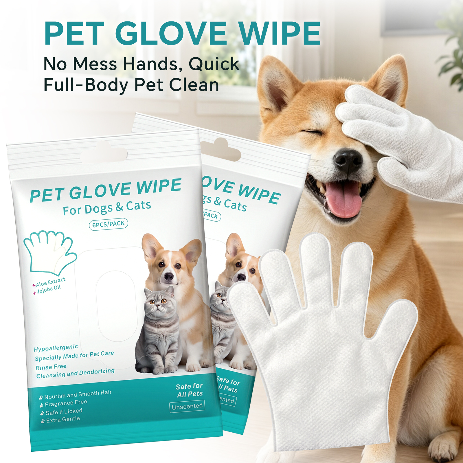 Solo recogida en tienda - Conjunto de limpieza para mascotas - Paquete de 6 piezas — imagen 2