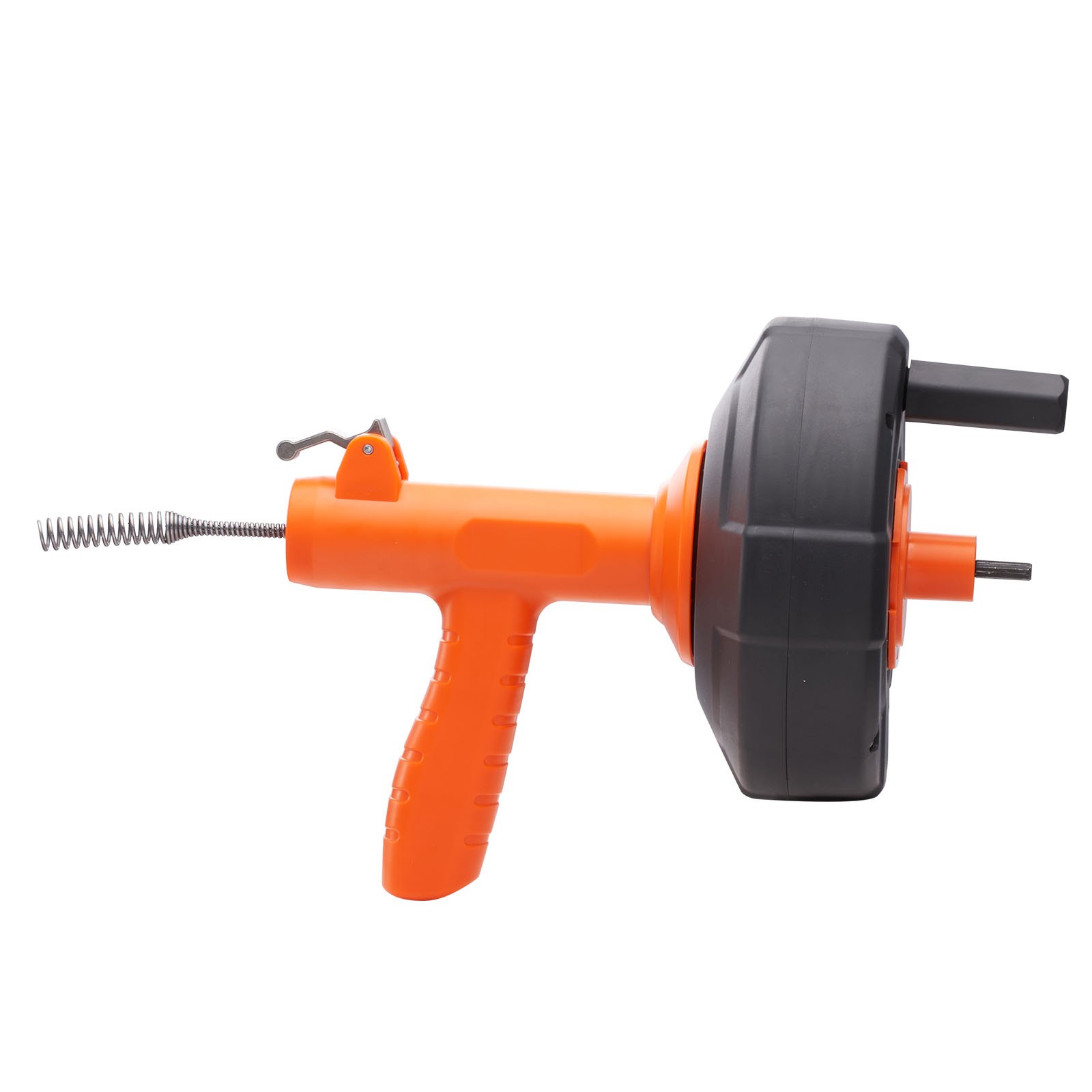Limpia de Drenaje Automático 25 pies, Serpiente de Plomería con Alimentación Automática, Accesorio para Taladro, Limpia Codos de Drenaje para Cocina, Baño, Ducha y Fregadero con Protección de Manguera y Guantes — imagen 1