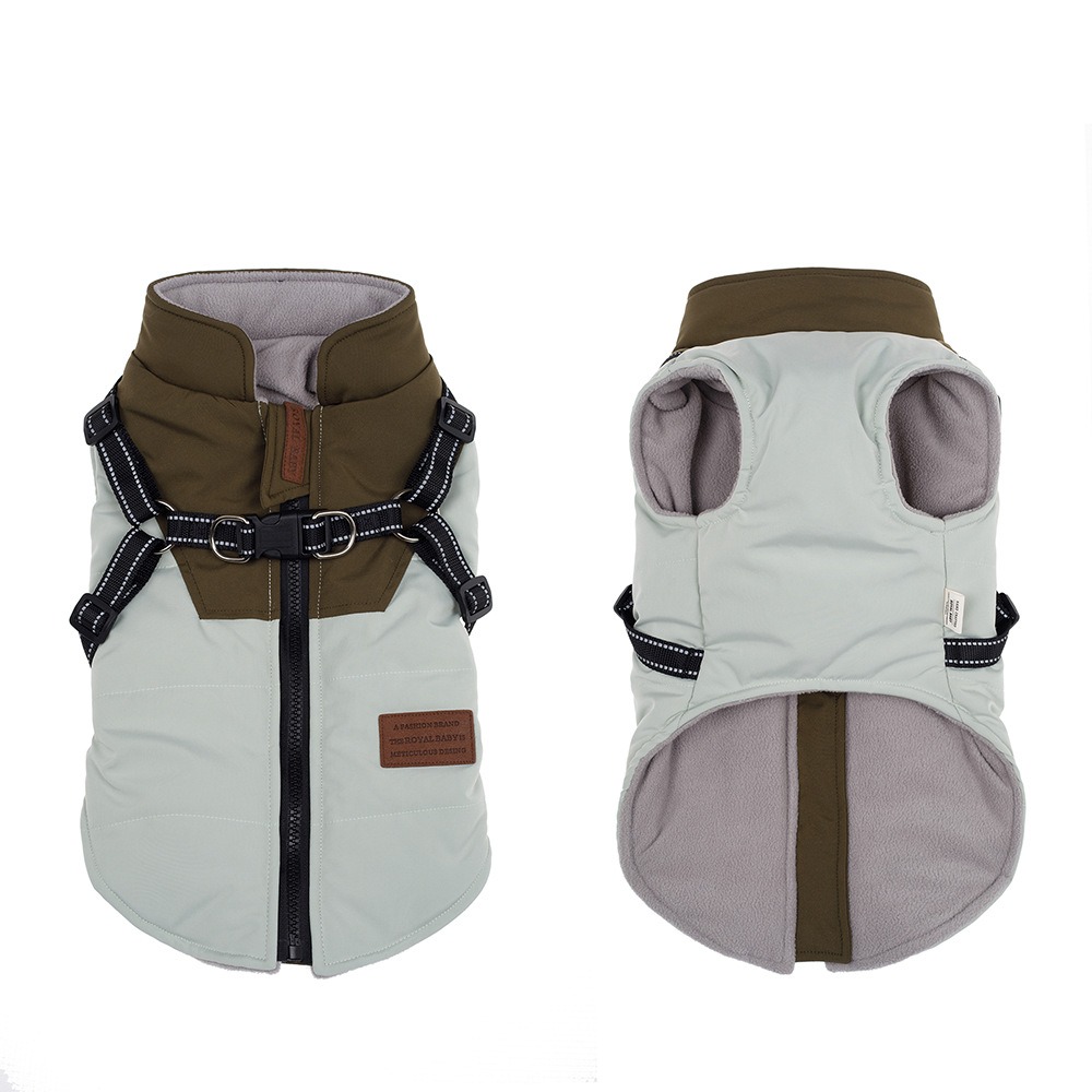 Pet Dog Clothes Warm and Thickened Autumn and Winter Two legged Teddy Bears Pomeranian Schnauzer Small Dog Vest — image 8