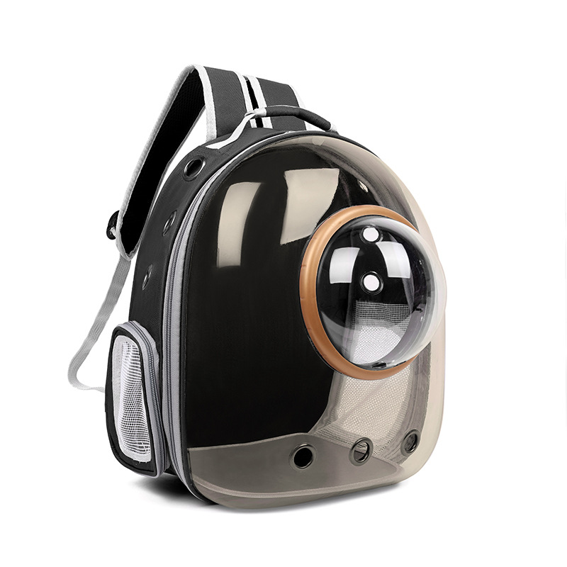 Transparent Cat Bag New Portable Space Capsule Pet Bag Breathable Double Shoulder Cat Backpack — image 12