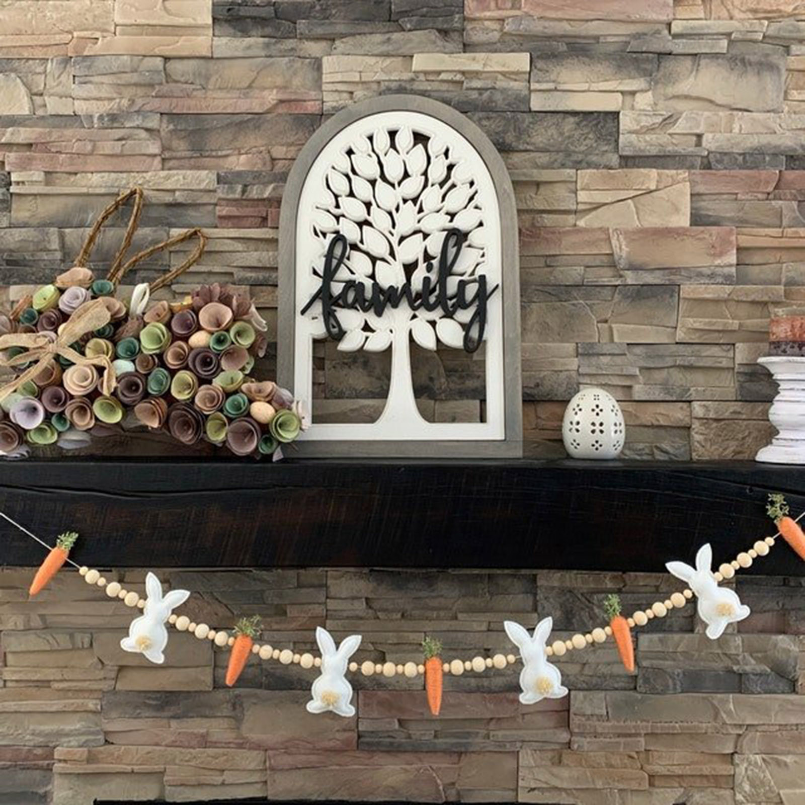 New Easter Bunny Carrot Garland Easter Bunny Carrot String Garland — image 3