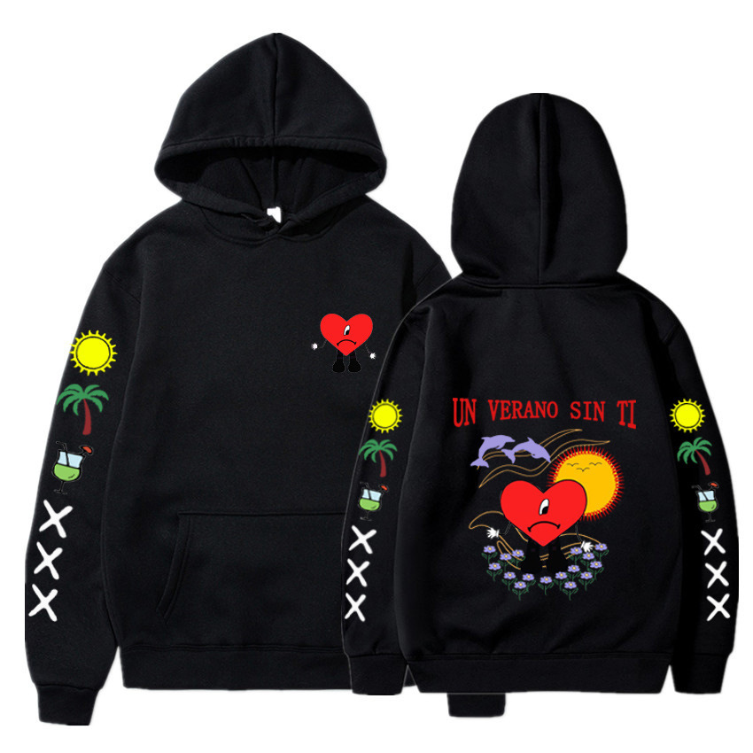 Bad Bunny Un Verano Sin Ti Album Graphic Hooded Unisex Sweatshirt — image 4
