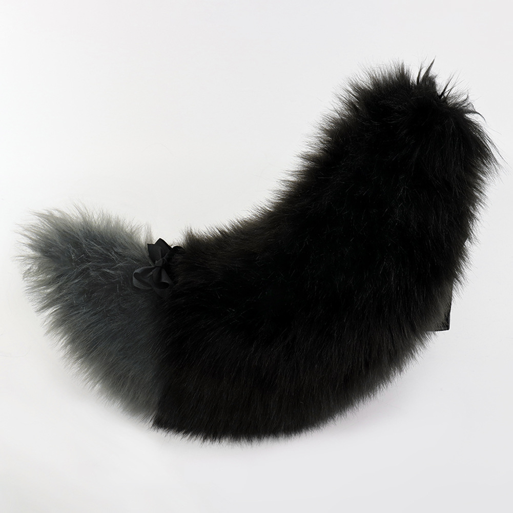 Cola de Animal para Manualidades de Halloween - Pluma Suave Multicolor Realista - Cola de Perro Lolita, Zorro o Accesorio de Convención — imagen 13