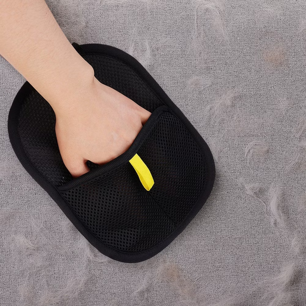 Pet static hair removal gloves household sofa clothes brush two-way adhesive hair removal gloves hair cleaning — image 2