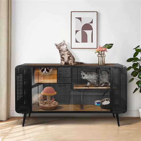 Spacious Cat House With Tempered Glass — image 1