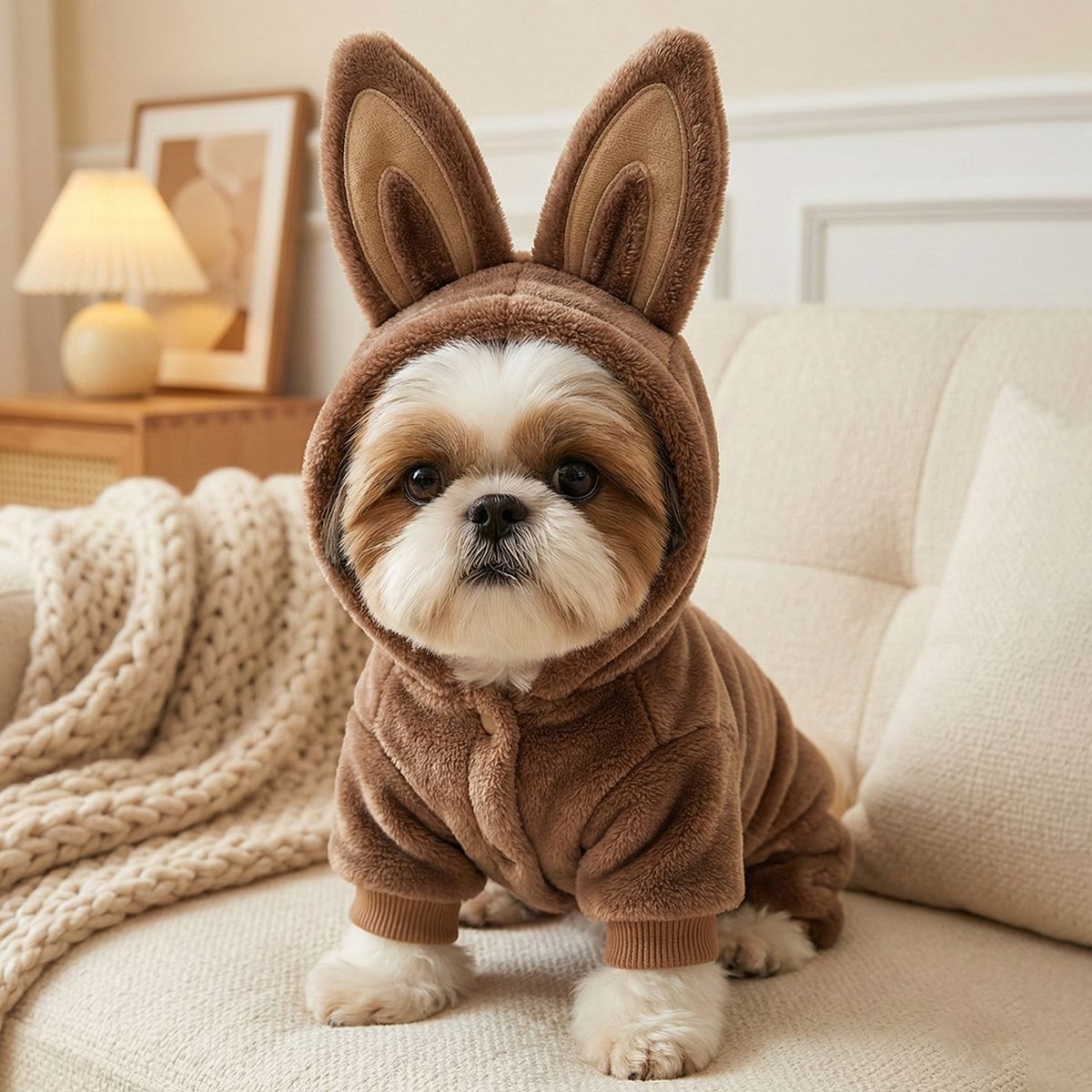 Pet Clothes Spring Autumn Small Dog Puppy Cosplay Cartoon Animal Little Bubu Dinosaur Transformation Costume — image 2
