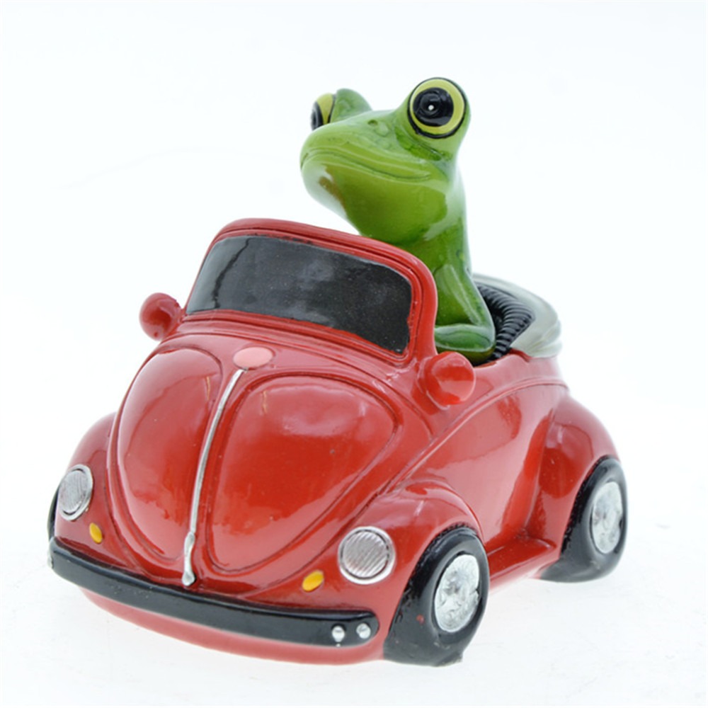 Decoración para parejas de hogar - Figuras de ranas en resina — imagen 3