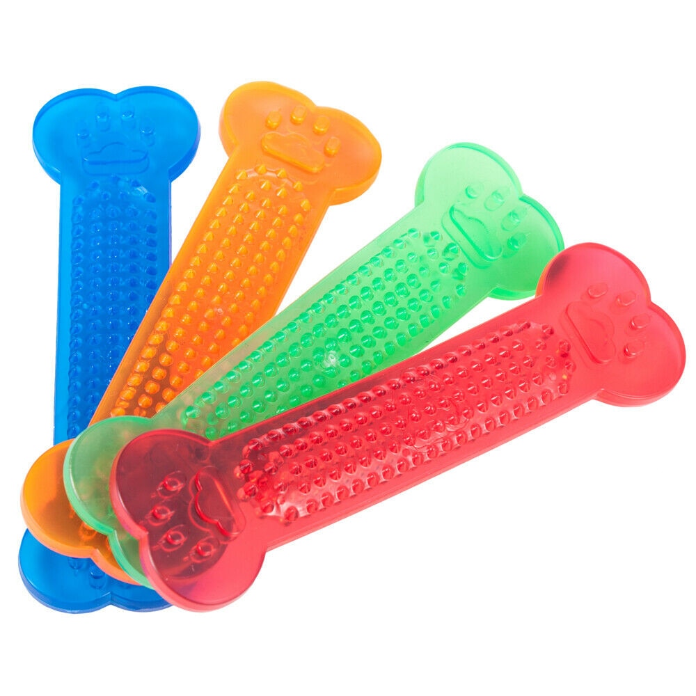 Pet Dog Chew Toys Rubber Bone Toy Aggressive Chewers Dog Toothbrush Doggy Puppy Dental Care — image 8