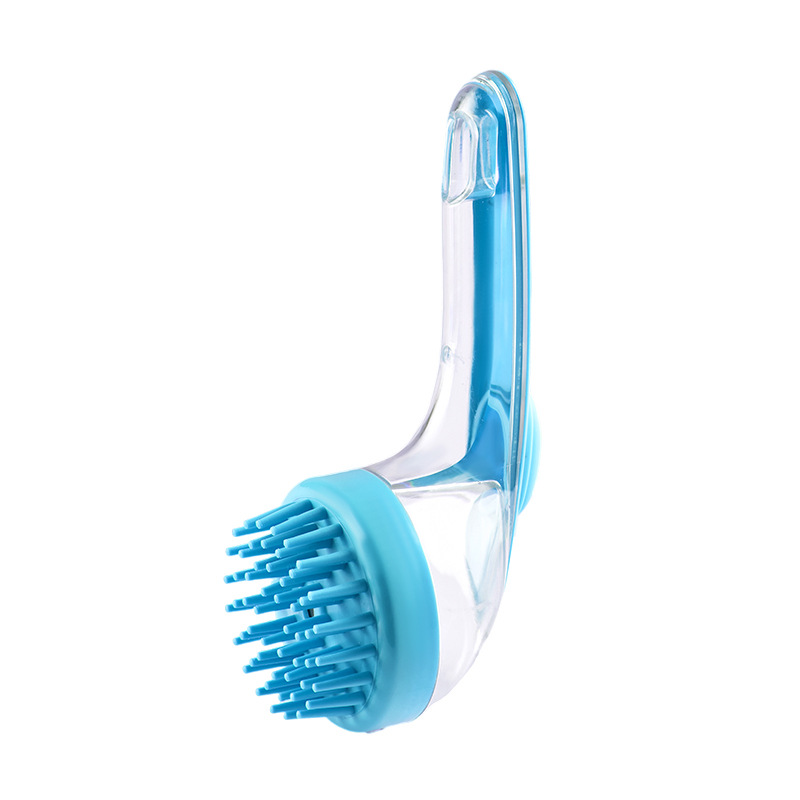 Pulidor de Mascotas para Perros y Gatos - Cepillo para Baño con Contenedor de Jabón, Mano Larga — imagen 5