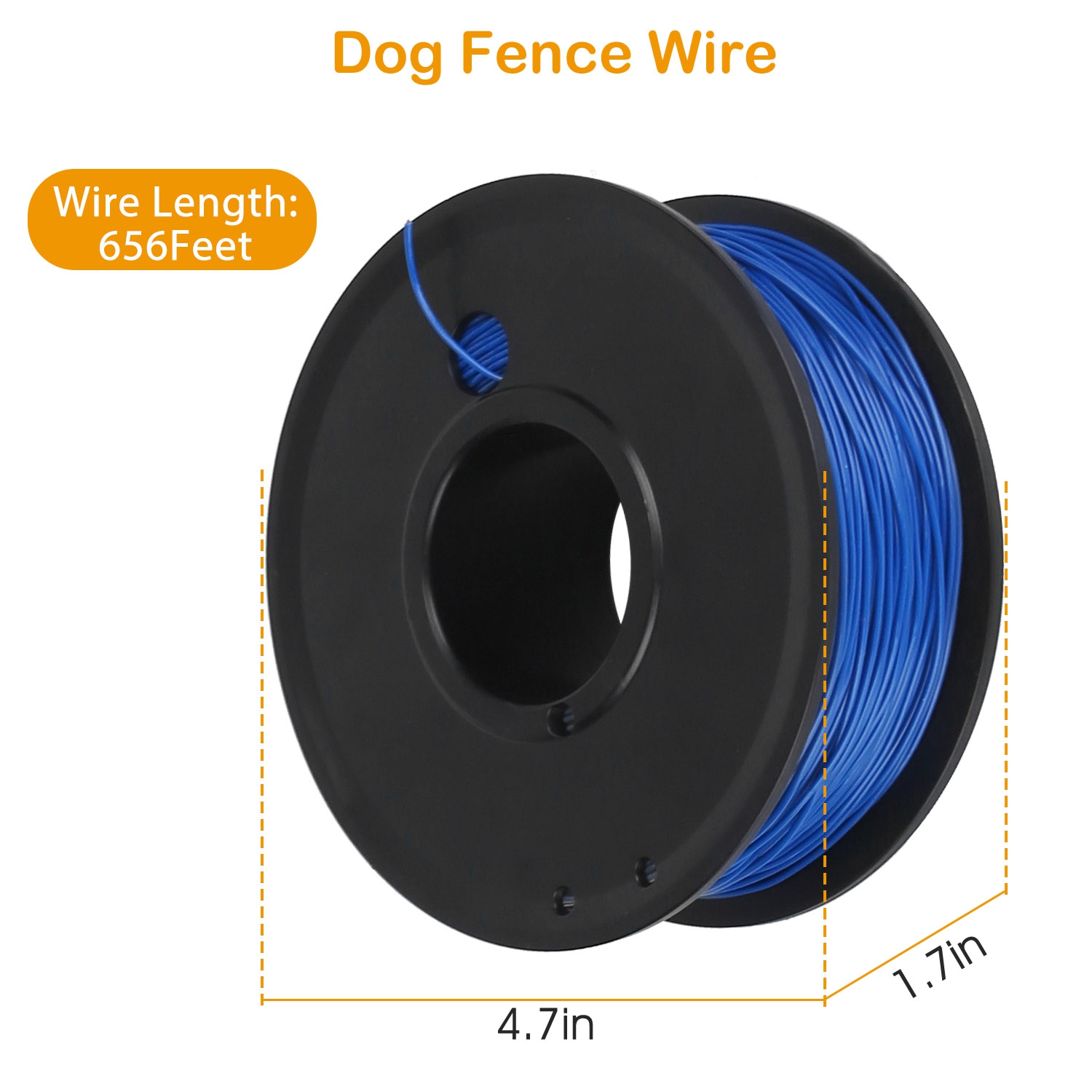 1 Juego de Sistema de Cerca Eléctrica para Perros Contención Perimetral con Sonido y Descarga, Collar Receptor Resistente al Agua para Perros Pequeños, Medianos y Grandes — imagen 2