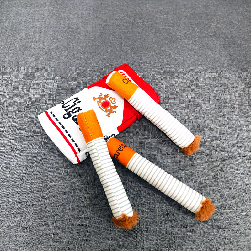 Ciga-rette-like Dog Toy, a Pet Self-entertainment Plush Toy that is Chew-resistant and Helps with Teething — image 1
