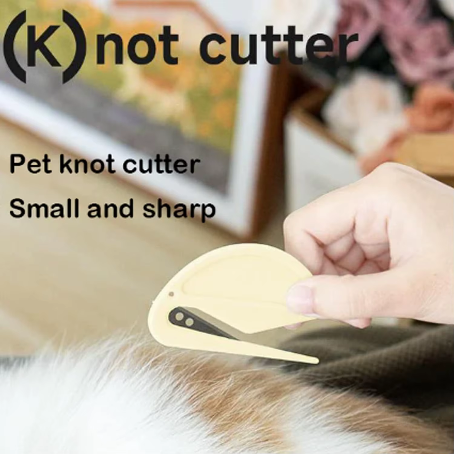 5pcs Pet Knot Cutter, Colorful Perfect De-tangling Tool For Cats, Small And Sharp Grooming Knot Remover — image 3