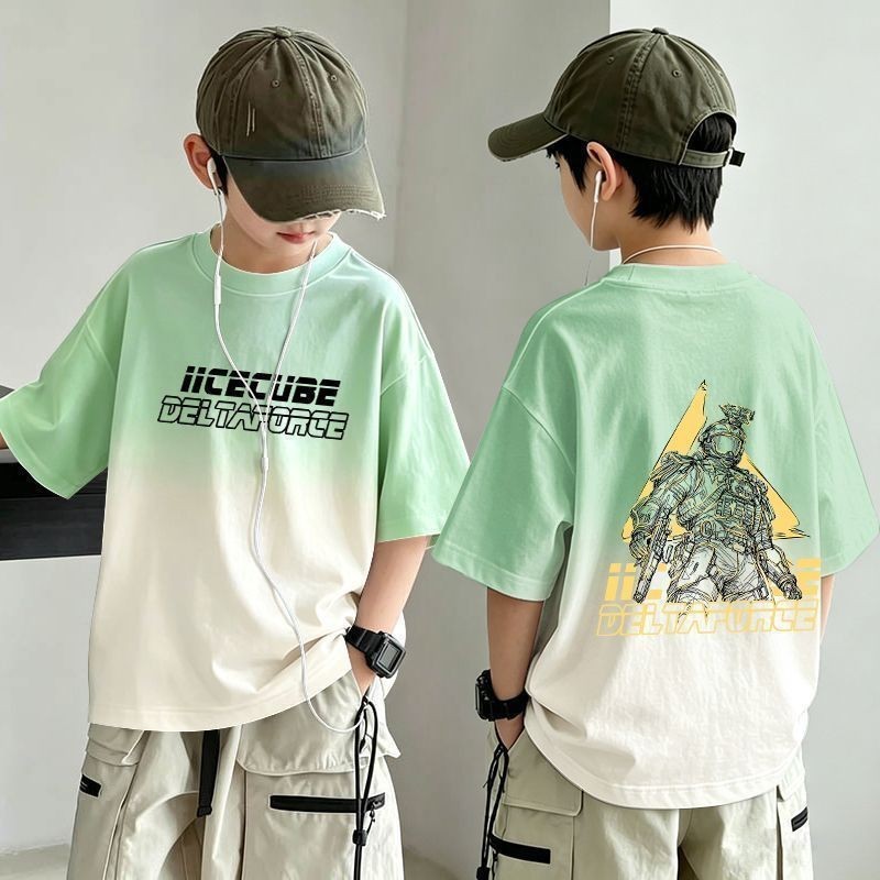 Cool Dragon Short Sleeve T-Shirt for Boys — image 18