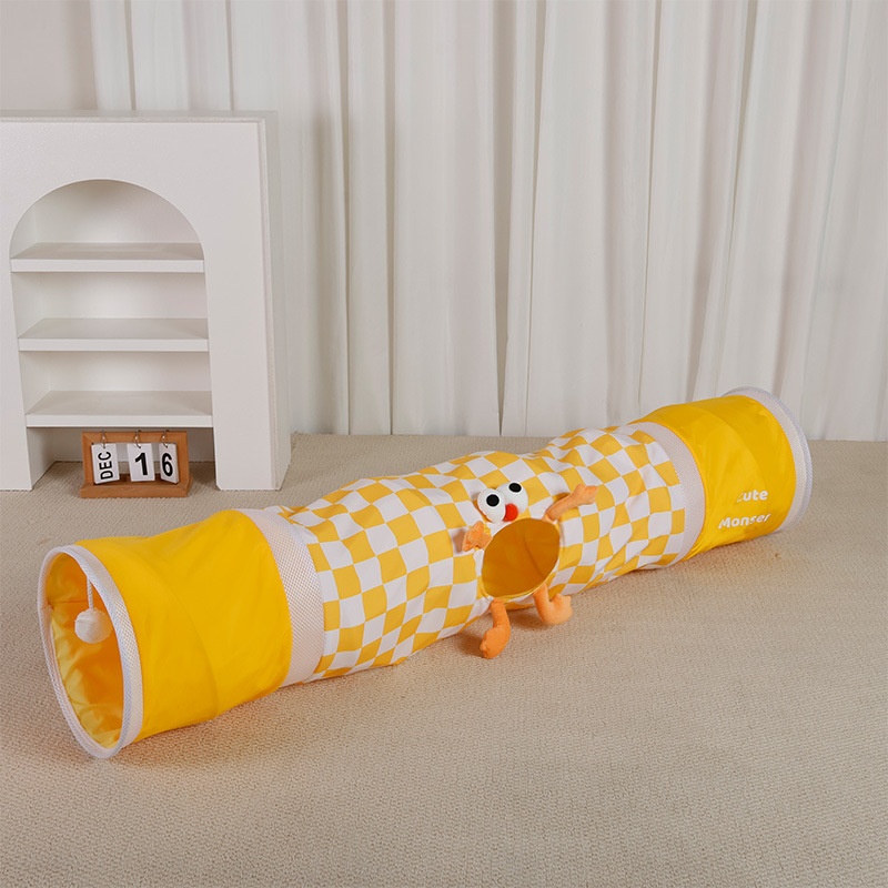 Cat Rolling Cage Toy Hide-and-Seek Straight Tunnel Cat Bed Universal Pet Cat Tunnel — image 6