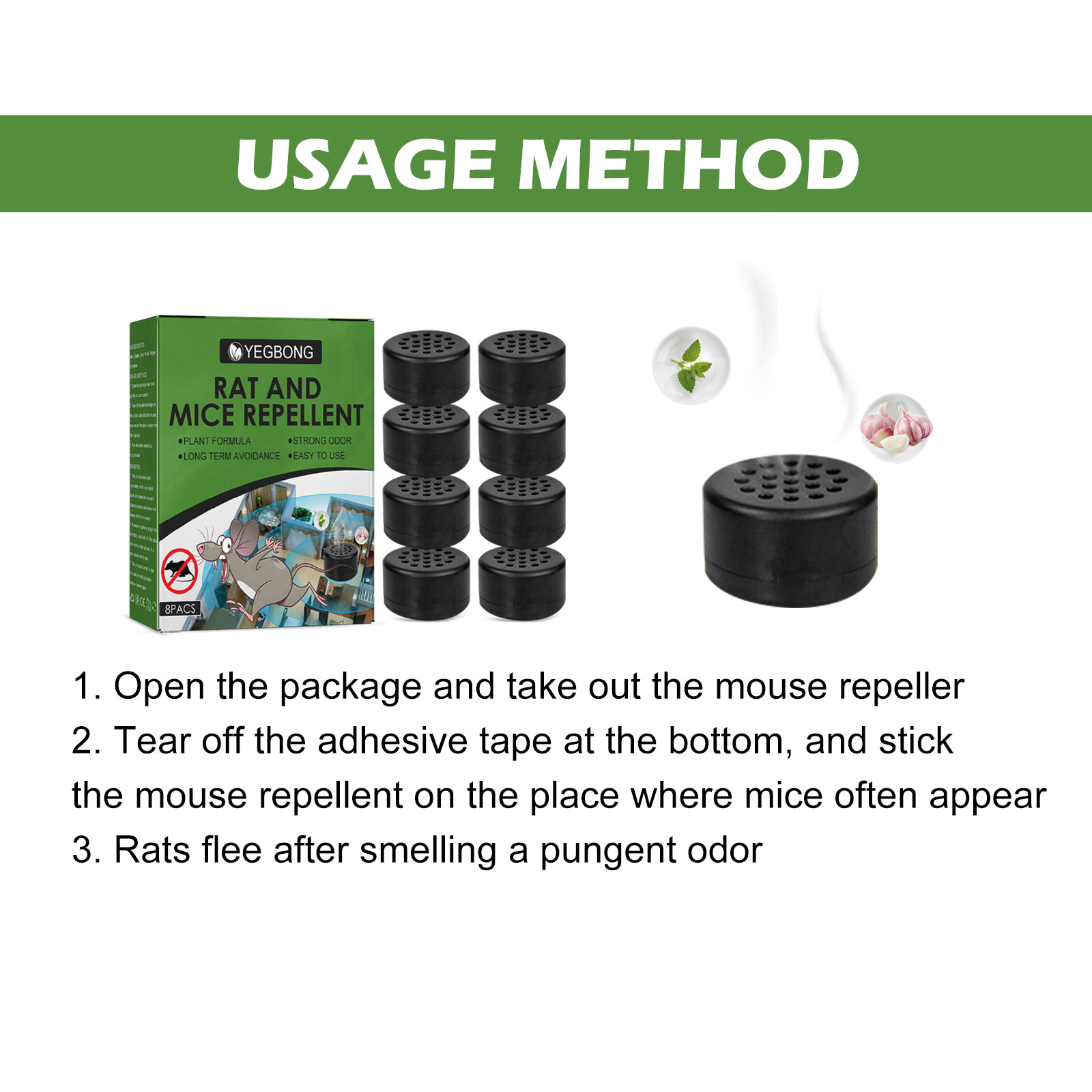 Rat Repellent Pill, Car Engine Outdoor Home Indoor Rat Repellent Pill — image 7