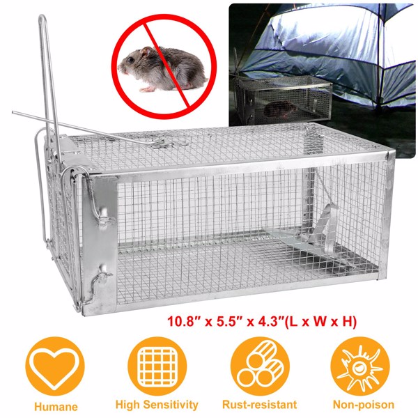 Mouse Trap, Galvanized Iron Mouse Control Bait Catcher — image 9