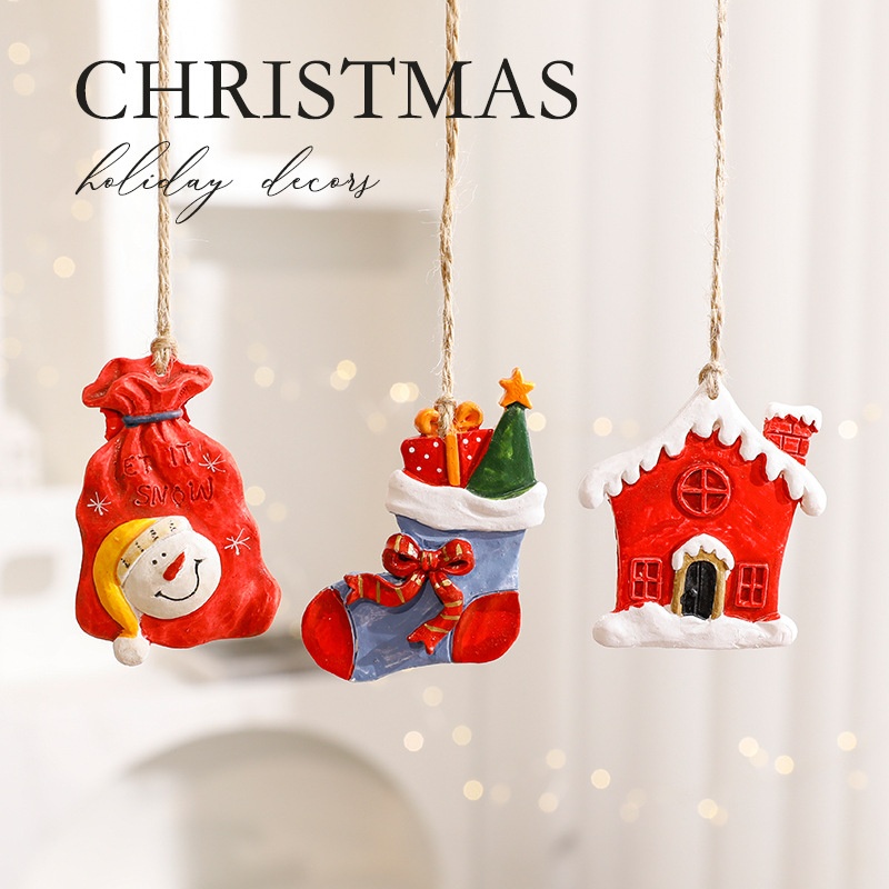 Adorno Navideño Reino de los Cielos Figura de Renuevo Colgante Estilo Animado Decoración para Árbol — imagen 2