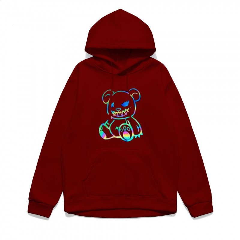 Bear Hoodie Street Trendy Brand Hooded Sweatshirt Casual Loose Fit — image 19
