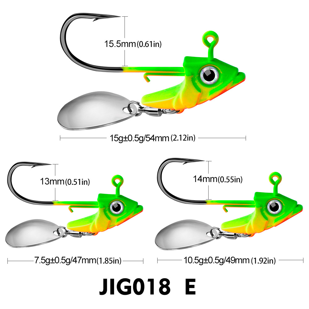 Gancho de Jig con Contrapeso Suave para Pescar en Agua Profunda, Accesorios de Pesca — imagen 3