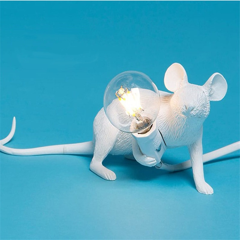 Lámpara de Resina Mini Animal Ratón Luz — imagen 3